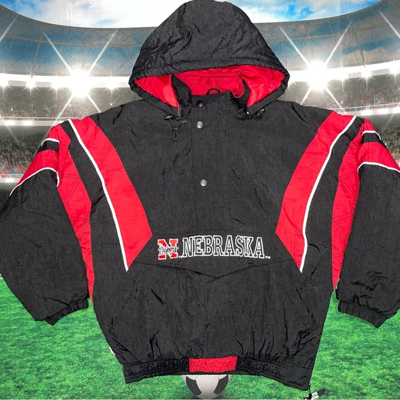 Vintage 1990 University Nebraska Starterウォームアップウェア